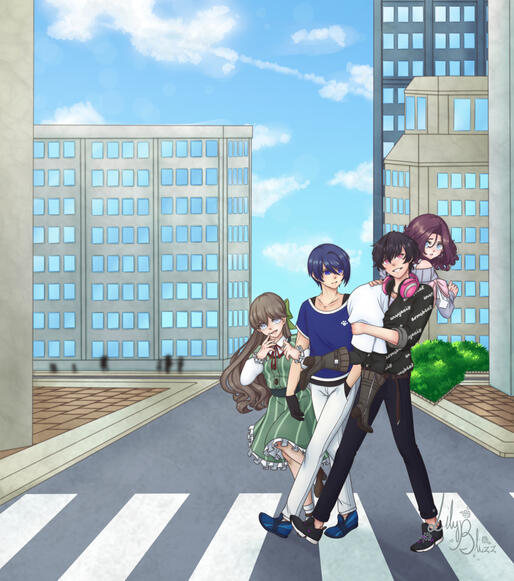 Delphine Channing and artwork(c)LilyBlizz || Sherrina Boettger (c)riokaku || Faith Beams, Ren Kisaragi (c)Cacalia Studio